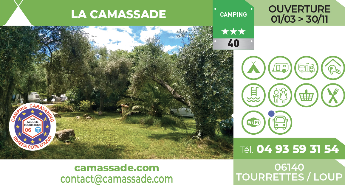 Camper dans la nature au Camping La Camassade